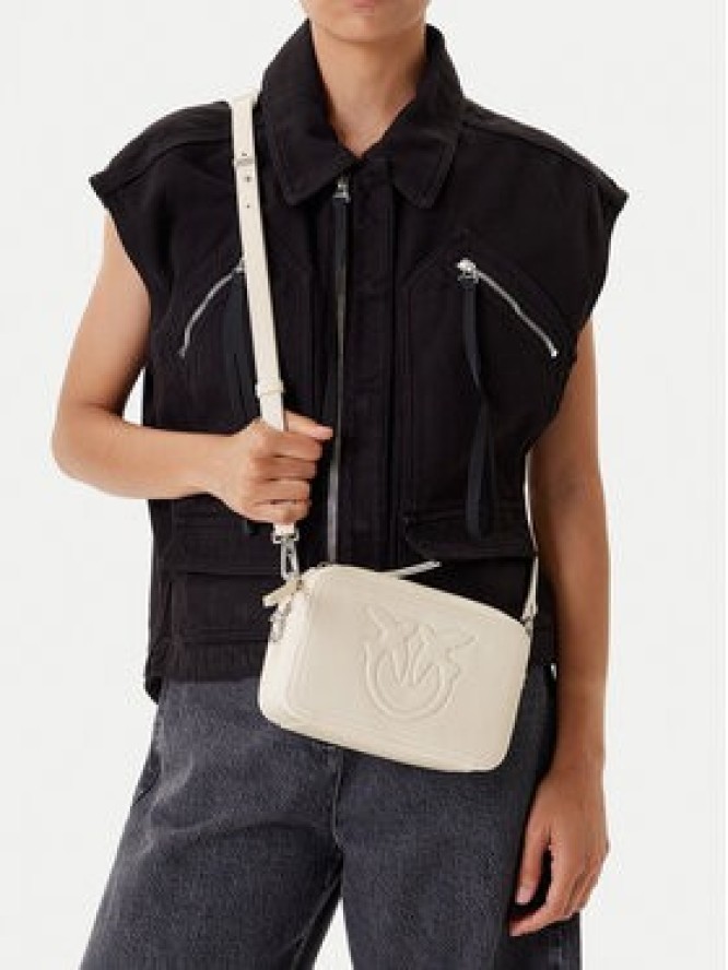 PINKO Torebka Carrie Camera Bag Classic PE 25 PLTT 104336 A26J Écru