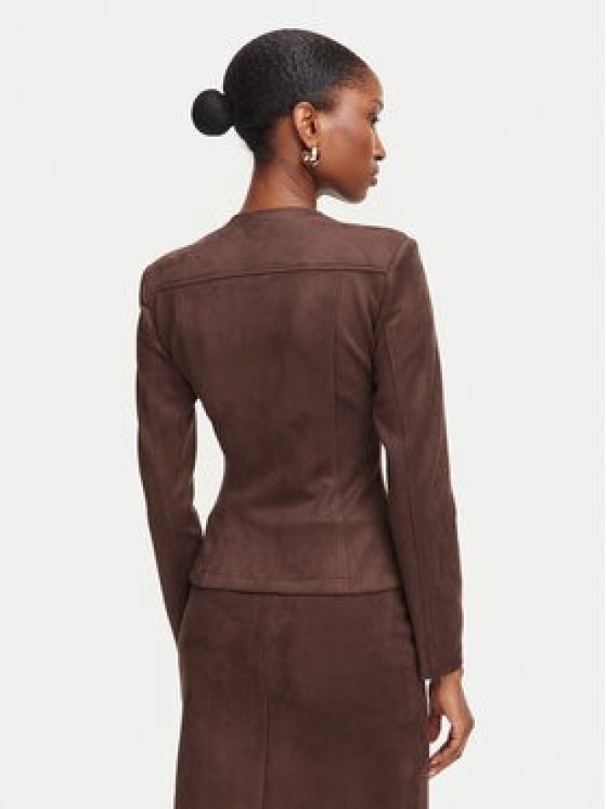 Rinascimento Marynarka CFC0130676003 Brązowy ciemny Slim Fit