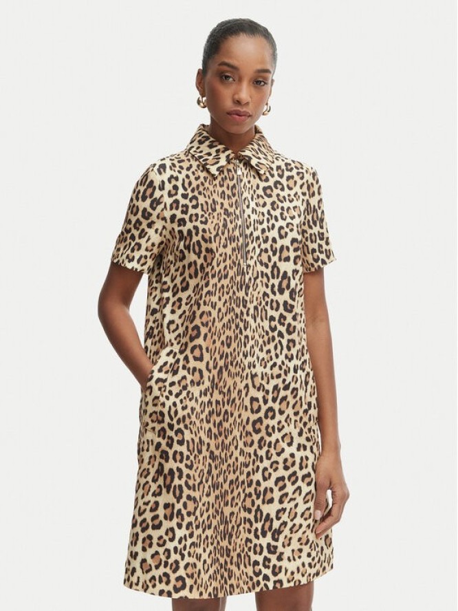 LOLA CASADEMUNT Sukienka codzienna LS2616134 Brązowy Loose Fit