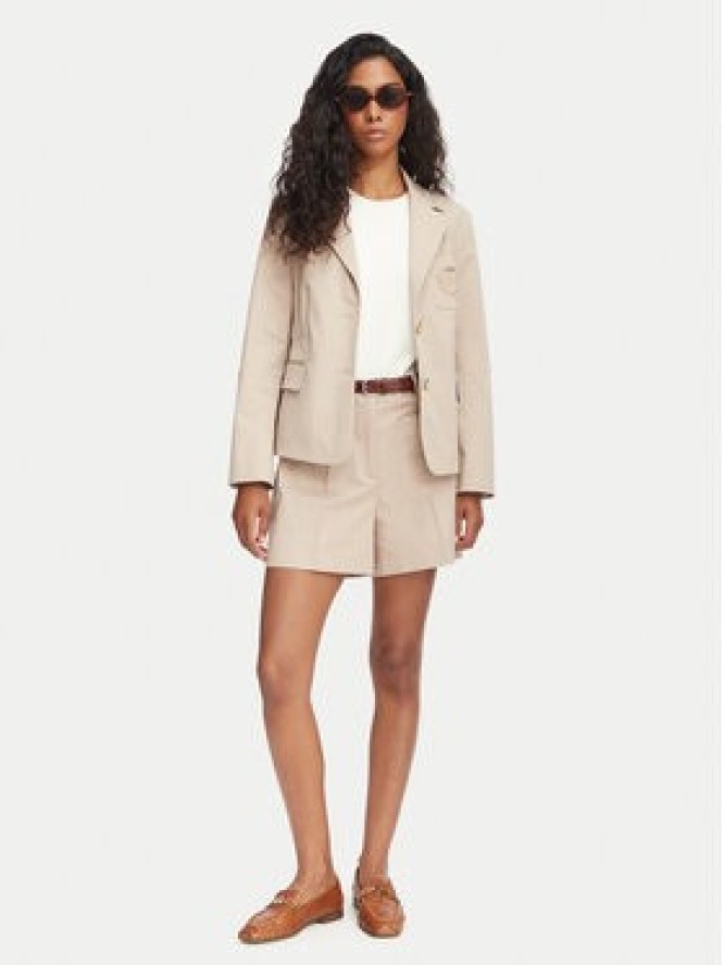 Tommy Hilfiger Szorty materiałowe WW0WW49592 Beżowy Regular Fit