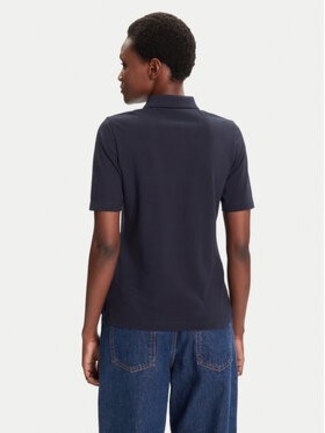 Gant Polo Shield 4202231 Granatowy Slim Fit