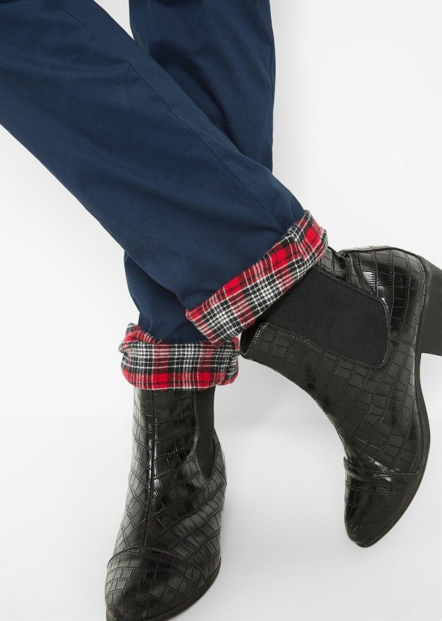 Spodnie chino ocieplane