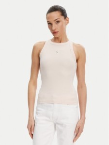 Calvin Klein Jeans Top J20J225302 Różowy Slim Fit