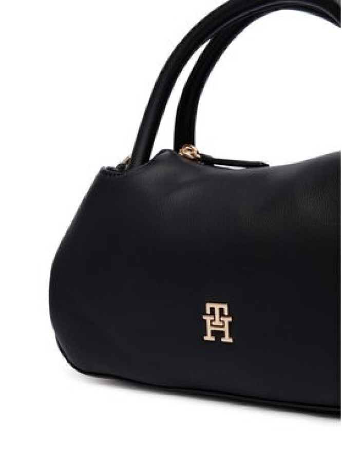 Tommy Hilfiger Torebka Th Logotape Mini Satchel AW0AW18743 Czarny