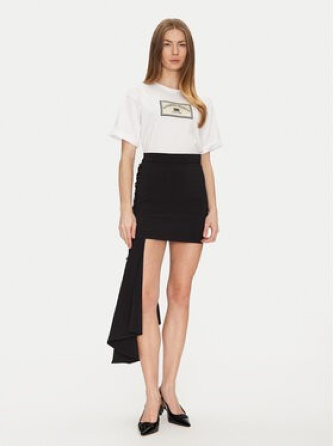 Elisabetta Franchi T-Shirt MA-035-51E2-V170 Biały Regular Fit