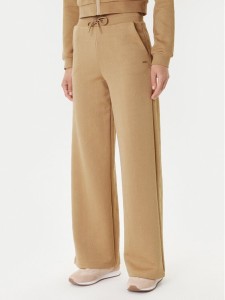 Guess Spodnie dresowe V5YB19 KBSL2 Beżowy Regular Fit