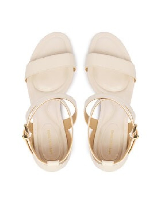 MICHAEL Michael Kors Sandały Alexa Block 40S6AXMS1L Écru