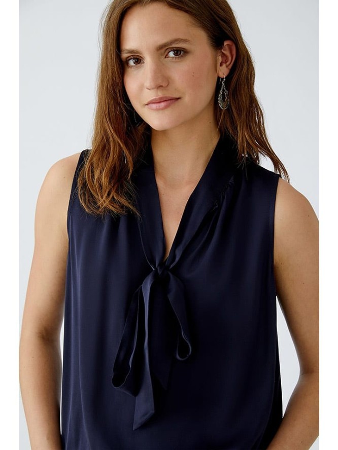 Oui Bluzka w kolorze granatowym rozmiar: 34