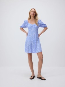 Sukienka mini - niebieski