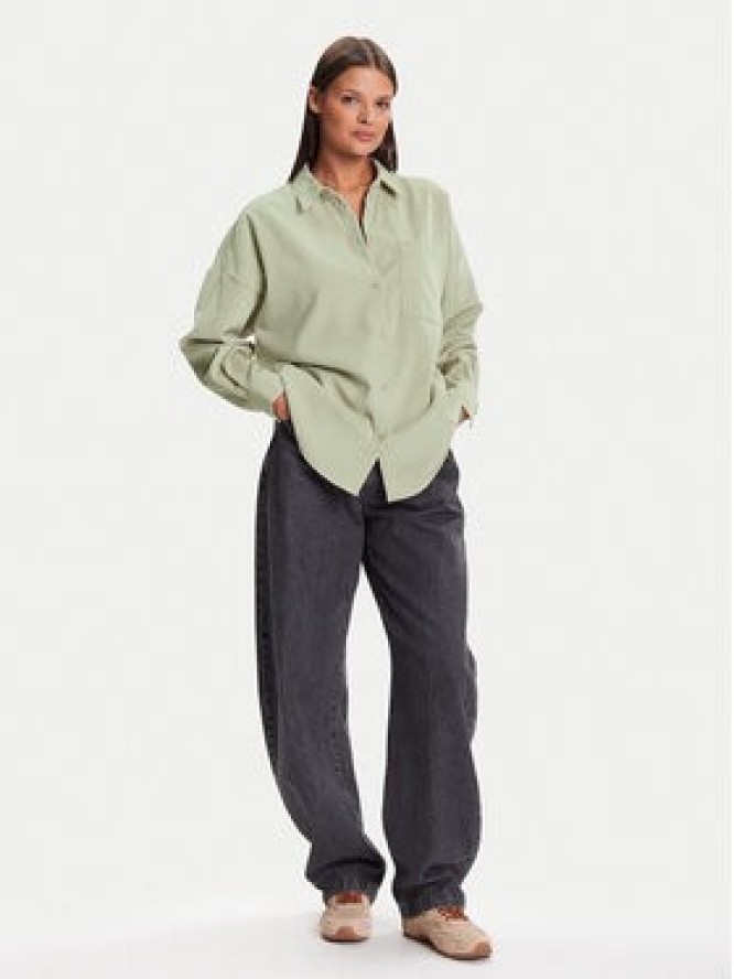 Vero Moda Koszula Sanne 10317194 Beżowy Oversize