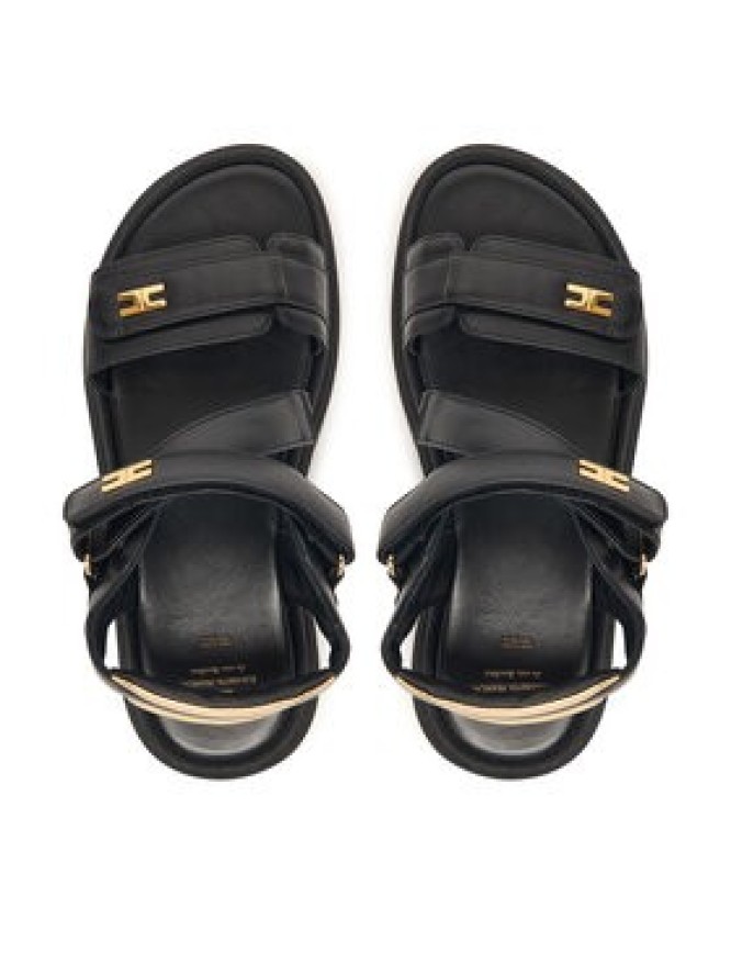 Elisabetta Franchi Sandały F4A2-E0586-1733 Czarny