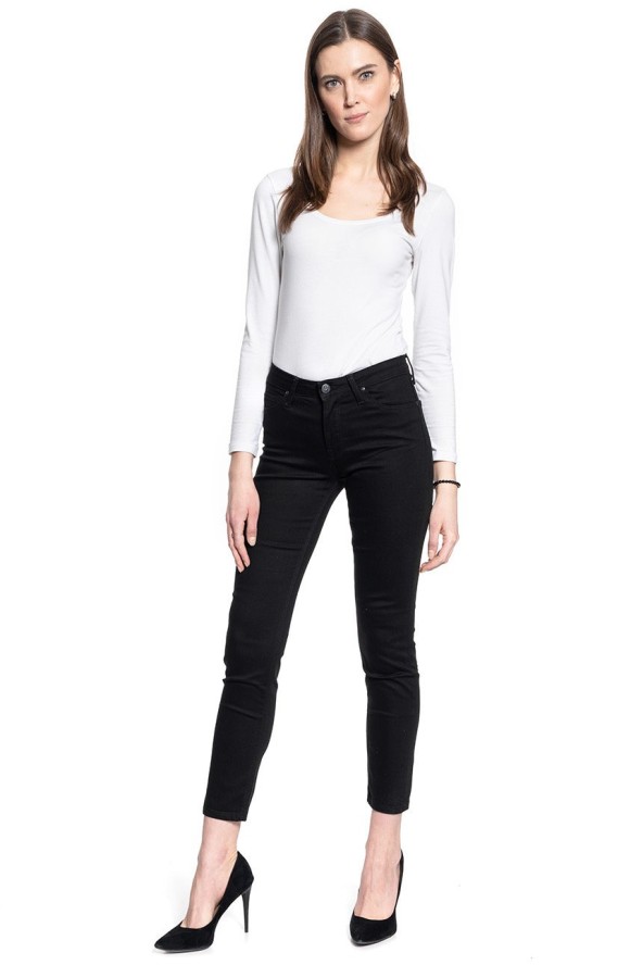 SPODNIE DAMSKIE LEE ELLY BLACK RINSE L305FS47 112106018