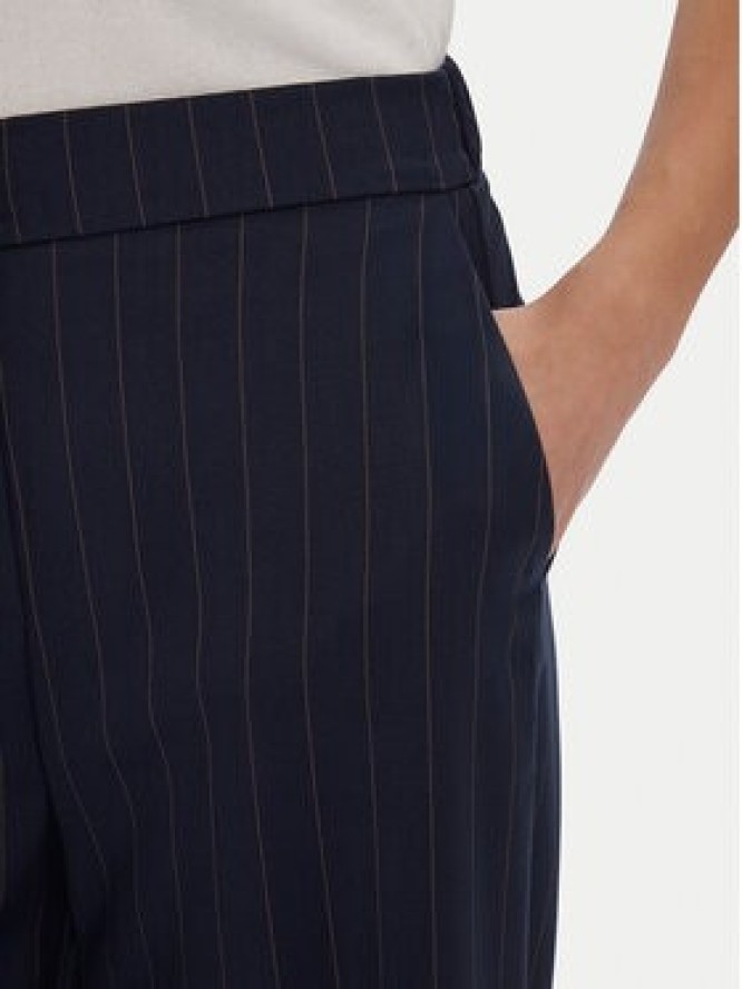 Maryley Spodnie materiałowe 25IB598/M17/35BL Granatowy Regular Fit