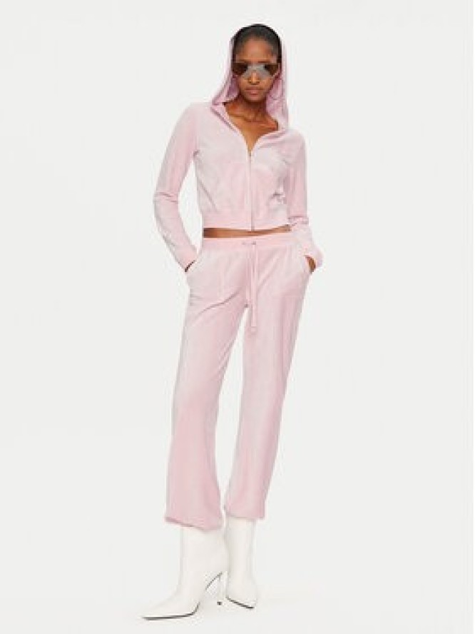 Juicy Couture Spodnie dresowe Caisa JCSEBJ008 Różowy Slim Fit