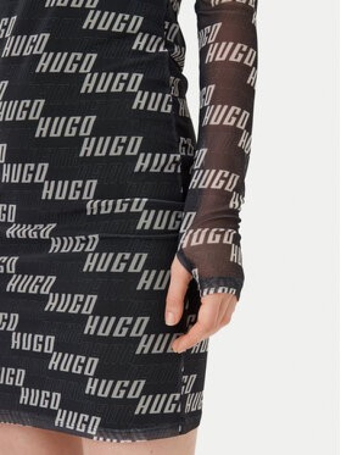 HUGO Sukienka codzienna HUGO-50534848 Szary Regular Fit