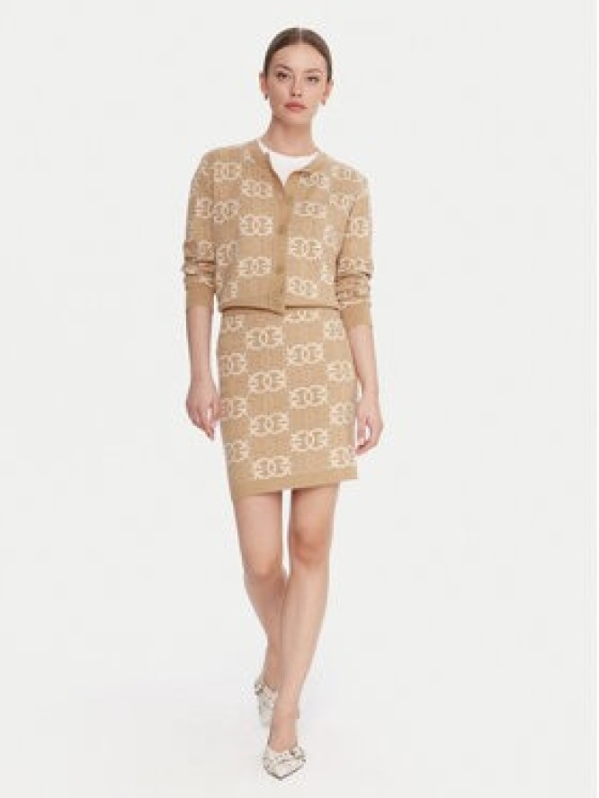 PINKO Spódnica mini Bang Bang 106040 A2YD Beżowy Slim Fit