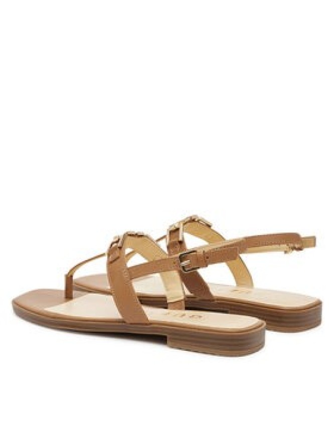 Guess Sandały FLJREL LEA21 Brązowy