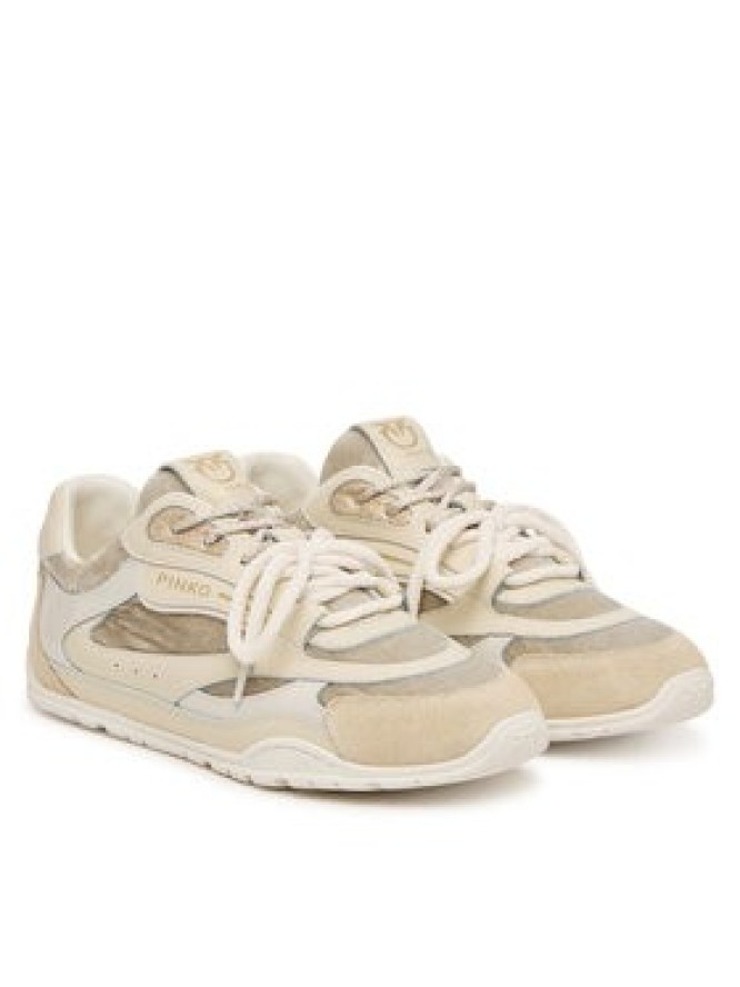 PINKO Sneakersy Yulia 01 SS0185P153 Kremowy
