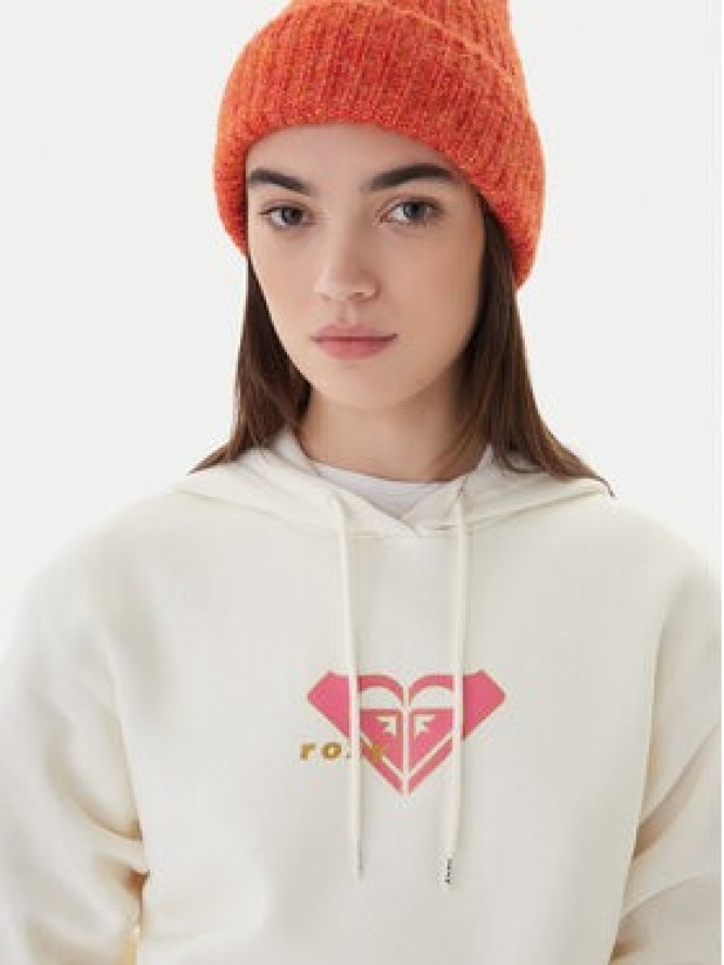 Roxy Bluza Vl Surf Stoked Hoodie Brushed ERJFT05028 Beżowy Regular Fit