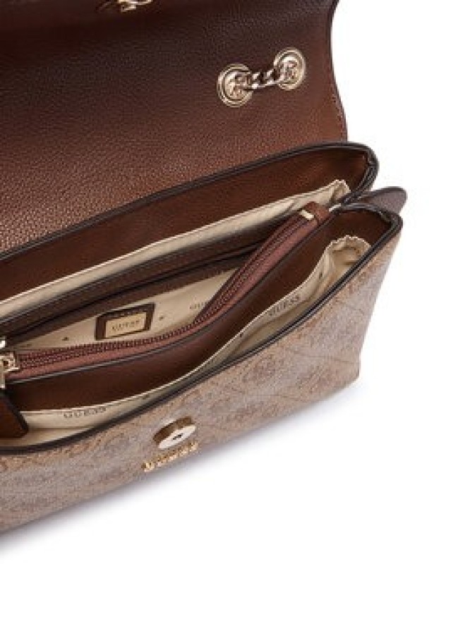 Guess Torebka Lindsey HWSG97 49210 Brązowy jasny