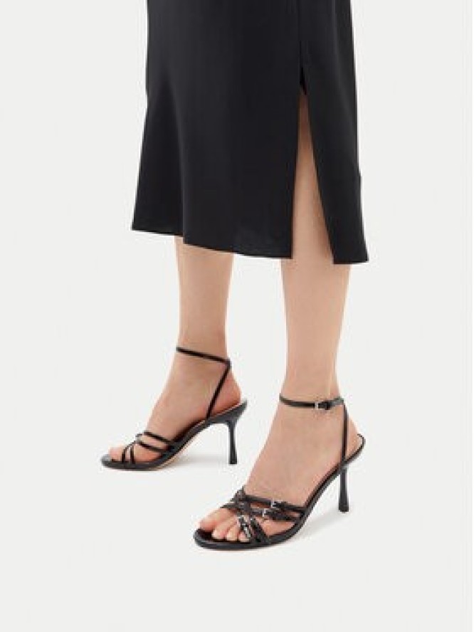 JENNY Sandały LS6025-08 Czarny