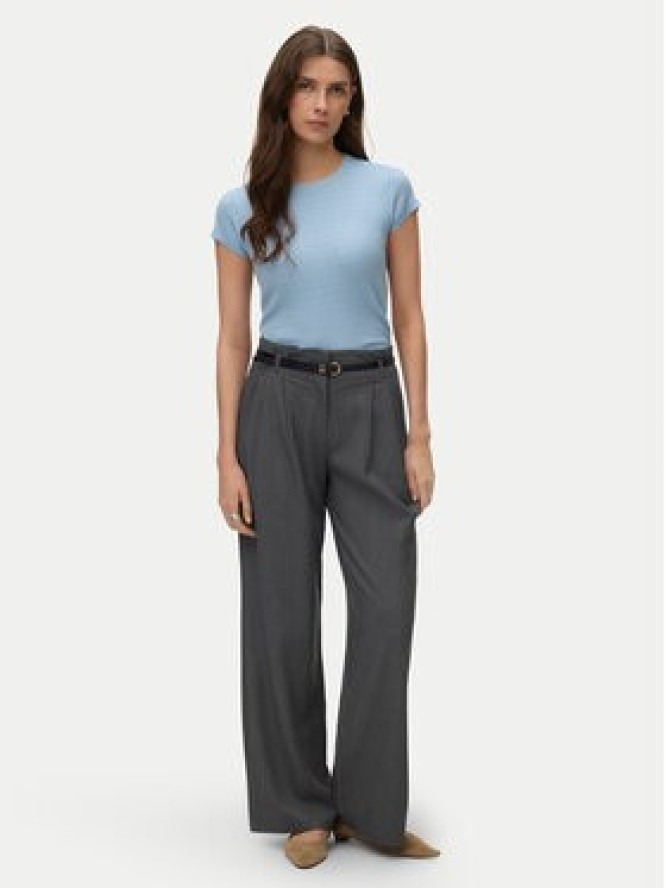 Vero Moda Spodnie materiałowe Tahia 10340300 Szary Wide Leg