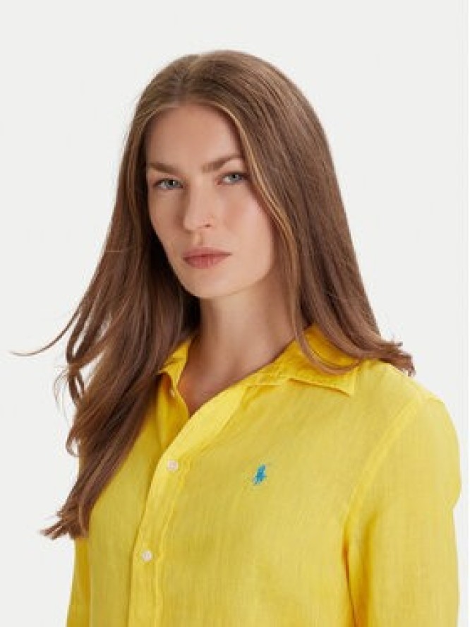 Polo Ralph Lauren Koszula 211970730 Żółty Classic Fit