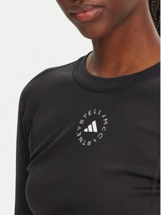 adidas by Stella McCartney Koszulka techniczna TrueStrength IW3859 Czarny Slim Fit