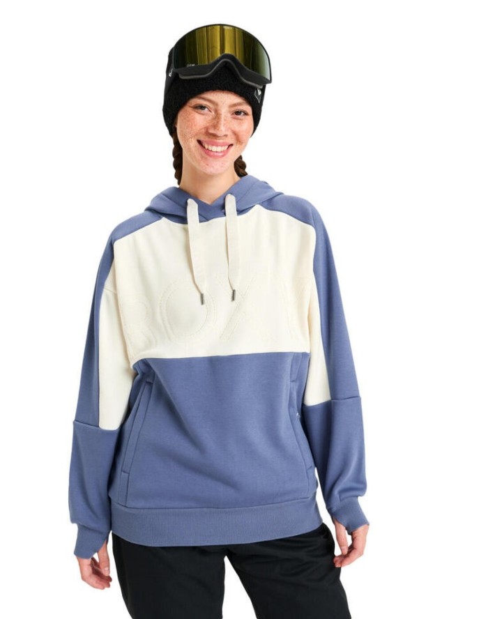 Bluza z kapturem dla Kobiety LIBERTY Niebieski