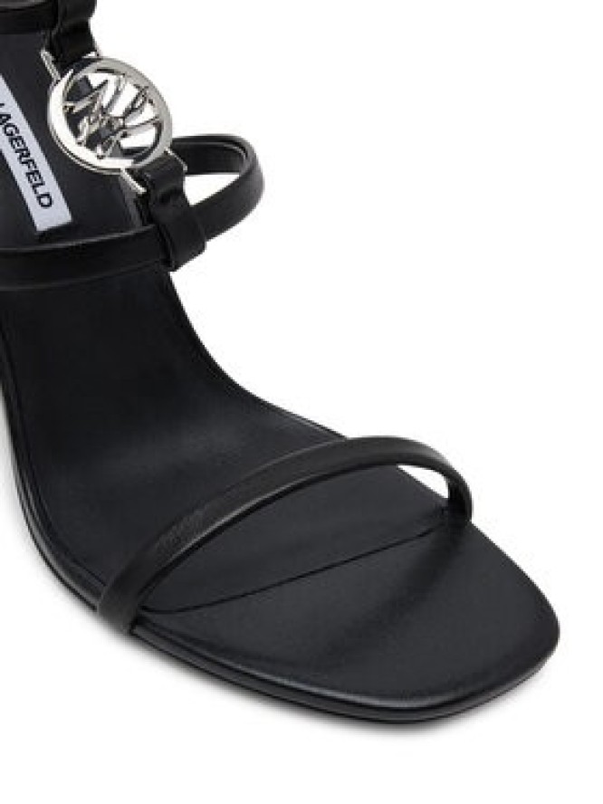 KARL LAGERFELD Sandały Belvia KL32914 Czarny