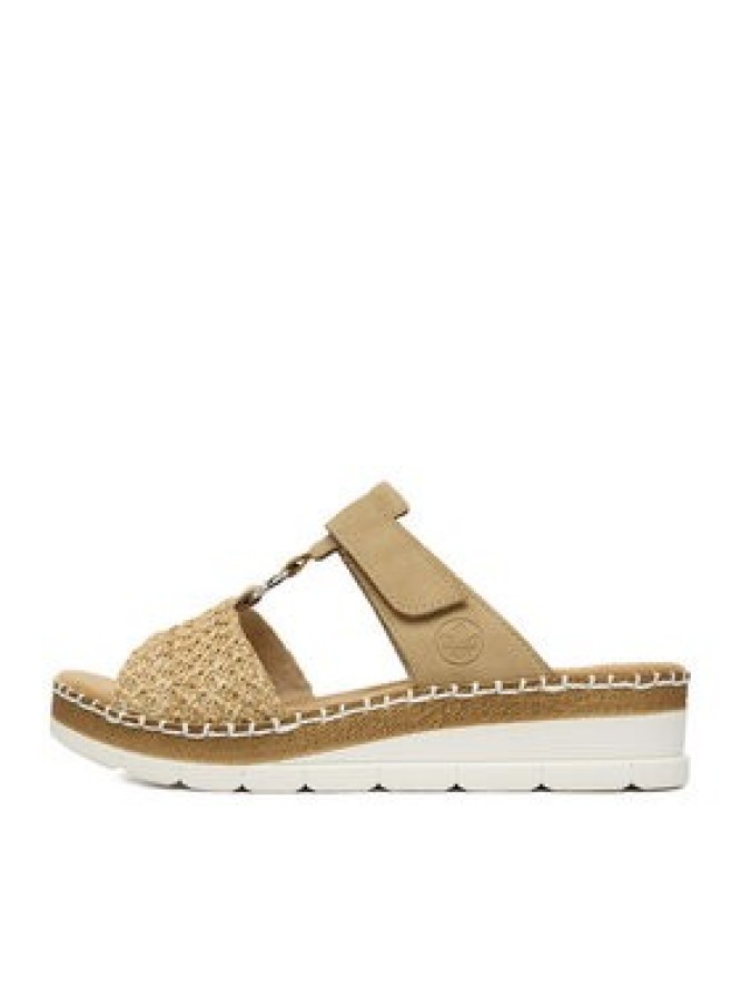 Rieker Klapki CEO-V1243-60 Beżowy