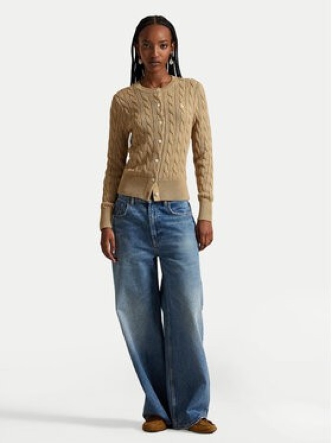 Polo Ralph Lauren Kardigan 211971868502 Beżowy Slim Fit