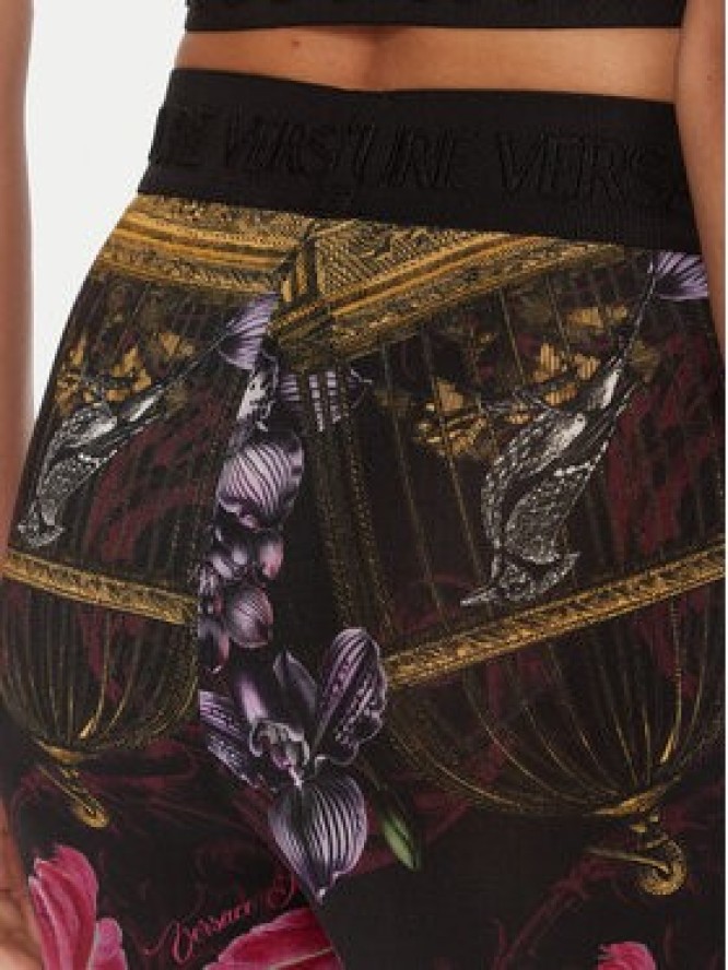 Versace Jeans Couture Legginsy 79HAC107 JS487 Kolorowy Flare Fit