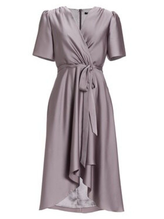 Swing Sukienka koktajlowa 5AJ04000 Fioletowy Regular Fit