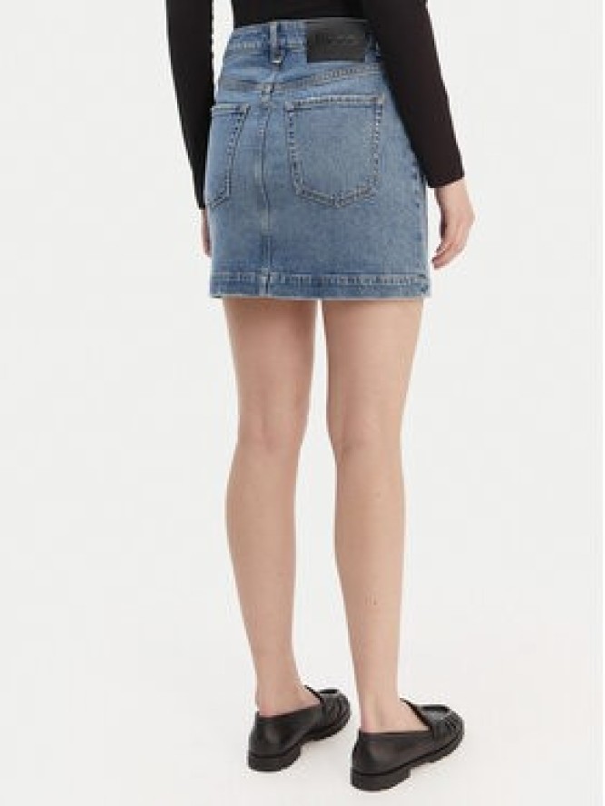 HUGO Spódnica jeansowa Gilvie 50553182 Niebieski Regular Fit