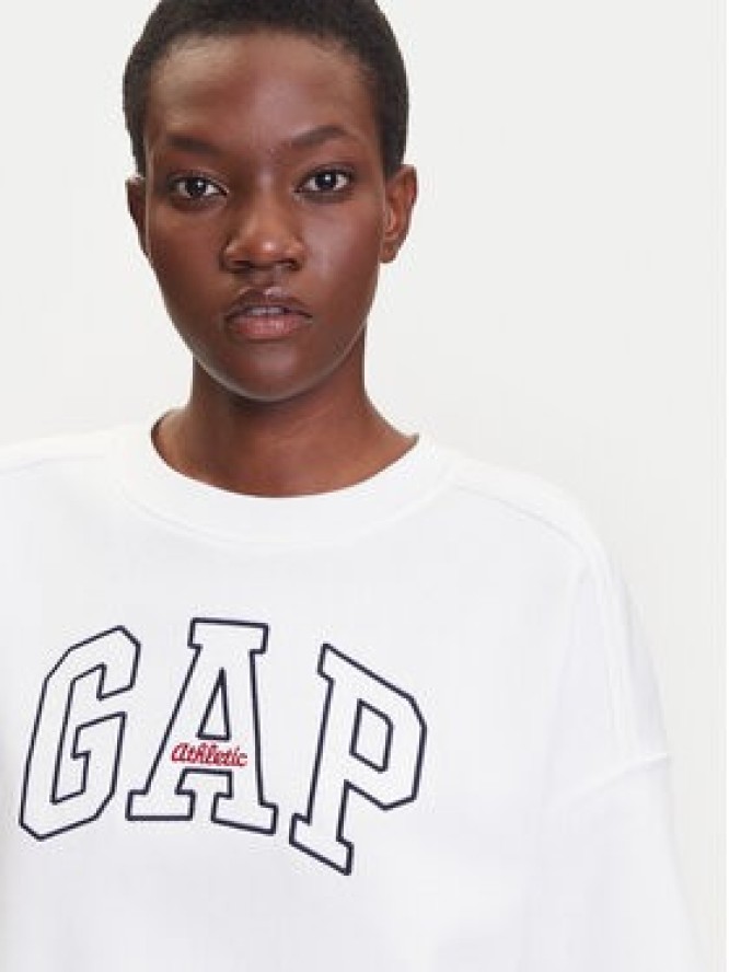 Gap Bluza 778442-02 Biały Oversize