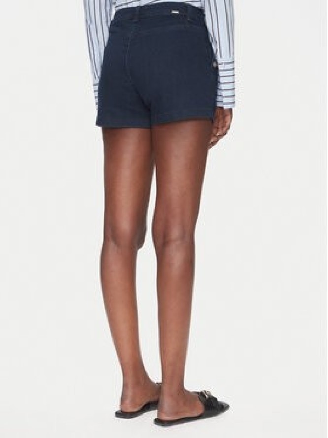 Morgan Szorty jeansowe 241-SHIVAL Granatowy Slim Fit