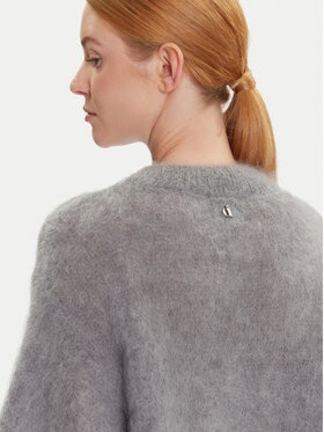 Dixie Sweter M277Y101A Szary Relaxed Fit