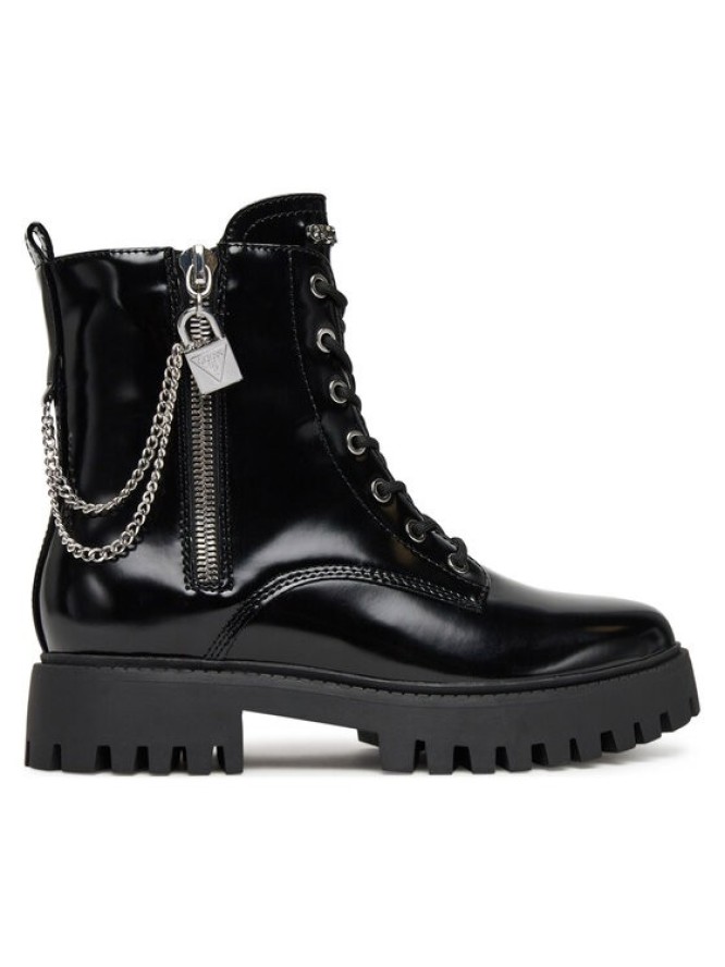 Guess Botki FLTFRO ELE10 Czarny