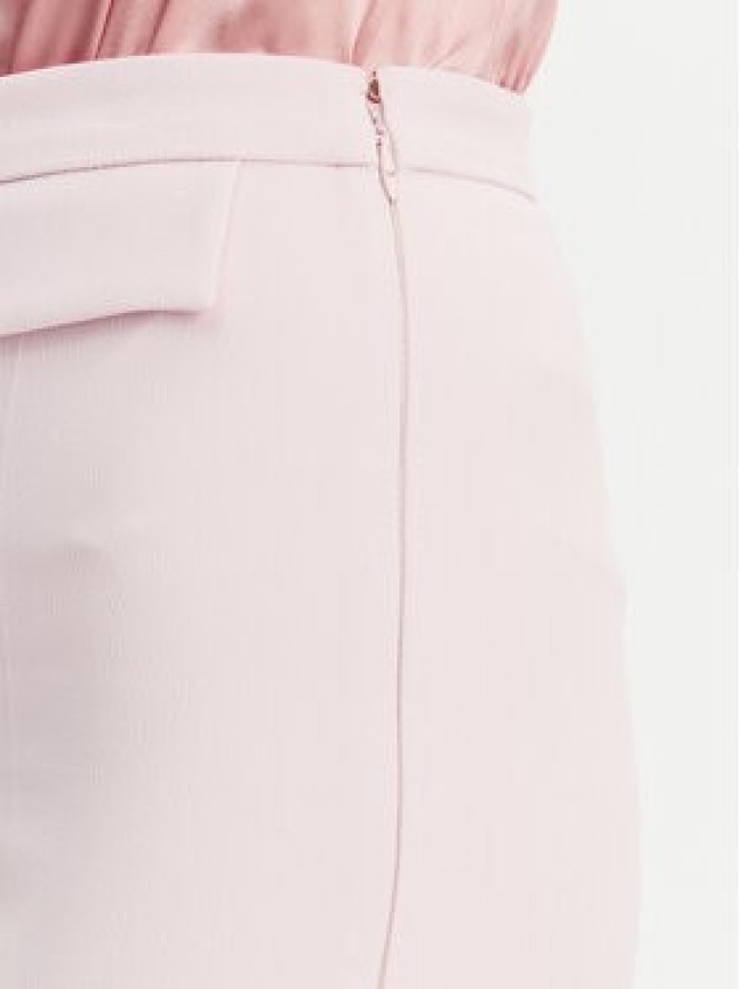 Elisabetta Franchi Spodnie materiałowe PA-077-51E2-V320 Różowy Regular Fit
