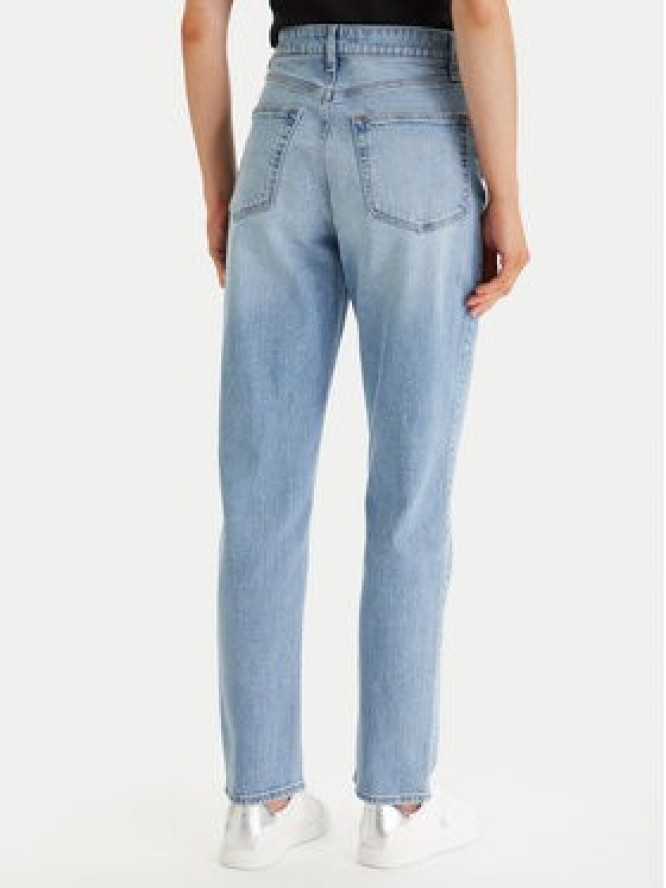 Calvin Klein Jeans Jeansy LV047E787G Niebieski Mom Fit