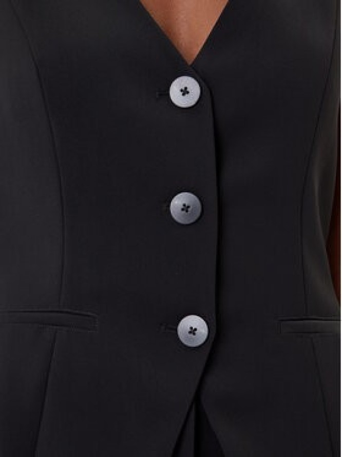 French Connection Kombinezon 7UZAB Czarny Regular Fit