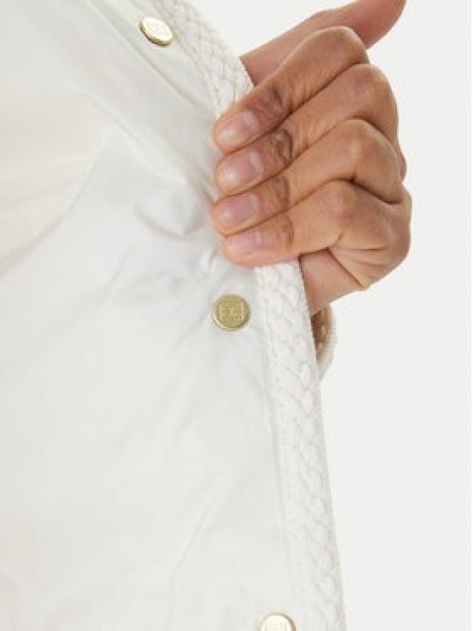 Tommy Hilfiger Kurtka przejściowa WW0WW49660 Biały Regular Fit