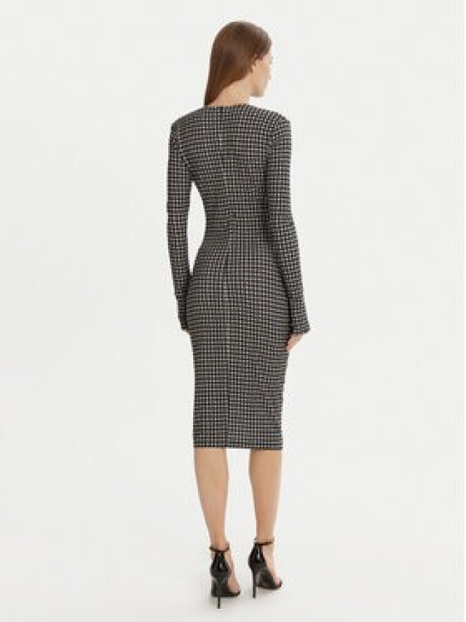 NORMA KAMALI Sukienka codzienna KK3243PLD25657 Szary Slim Fit