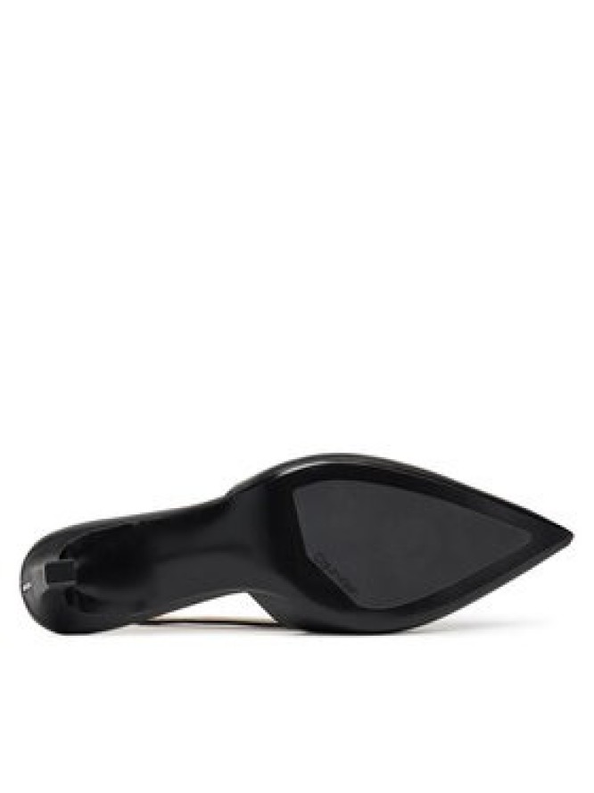 Calvin Klein Czółenka Ess Kitten Heel Sling Back HW0HW02641 Czarny