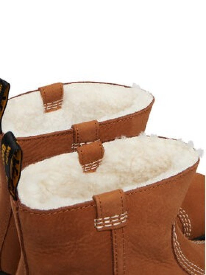 Dr. Martens Botki ZEBZAG RIGGER BOOT WARM LINED DM42023200 Brązowy