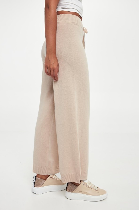 Spodnie damskie z kaszmirem Josef WEEKEND MAX MARA