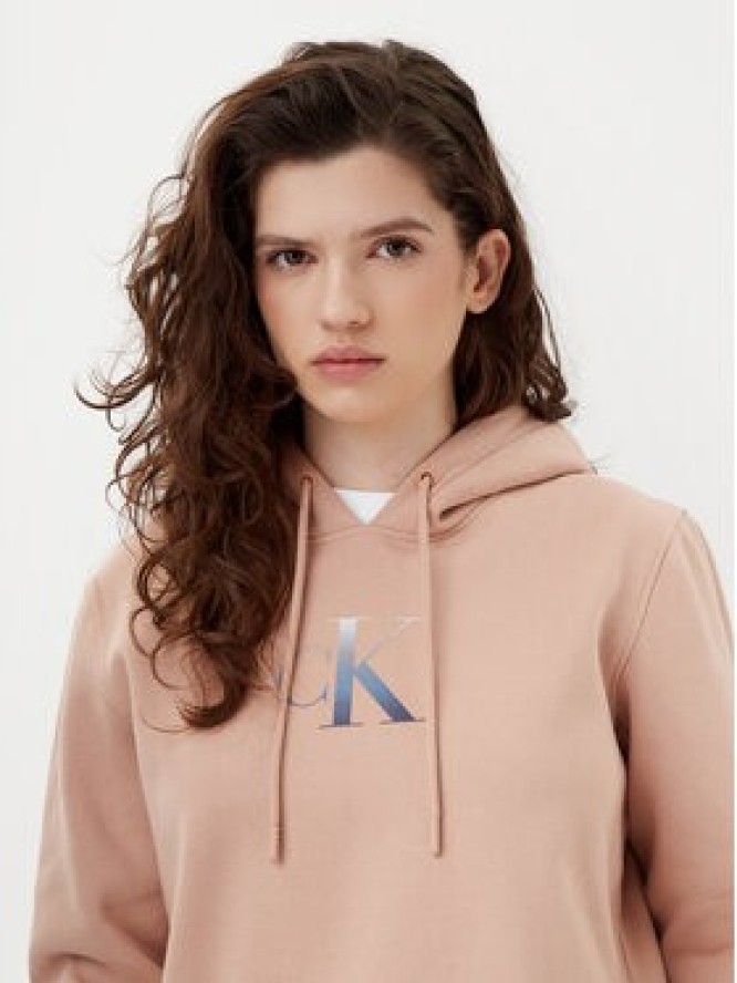 Calvin Klein Jeans Bluza Gradient J20J224721 Pomarańczowy Regular Fit