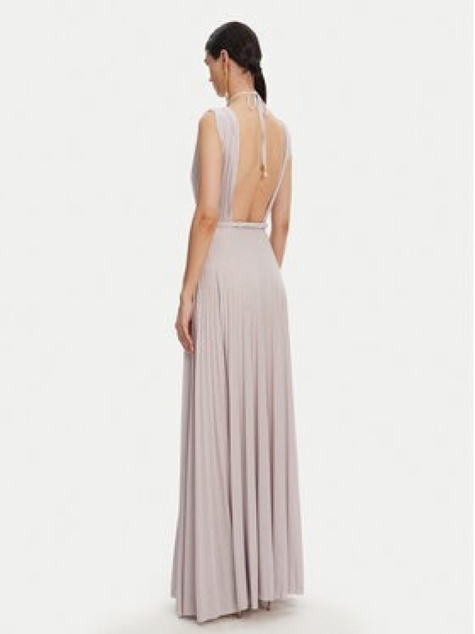 Elisabetta Franchi Sukienka wieczorowa AB-R21-52E2 Fioletowy Regular Fit