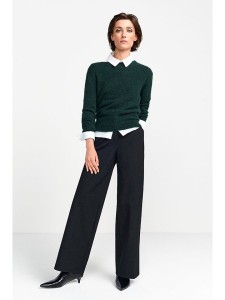 Rich & Royal Sweter w kolorze ciemnozielonym rozmiar: L